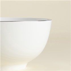 Салатники SL Home «Каскарон», 900 мл, d=16 см, набор 2 шт., костяной фарфор, белые