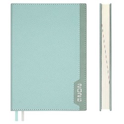 Ежедневник 2026 г. А5 352 стр. 70237 "ДЖУТ МЯТНЫЙ.  #ДУМАЙ КАК МИЛЛИАРДЕР" кожзам,два ляссе Феникс