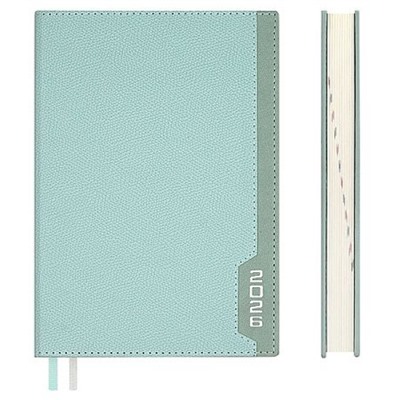 Ежедневник 2026 г. А5 352 стр. 70237 "ДЖУТ МЯТНЫЙ.  #ДУМАЙ КАК МИЛЛИАРДЕР" кожзам,два ляссе Феникс