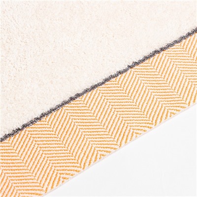 Полотенце махровое LoveLife «Бриз» 30×50 см, оранжевый, 100% хлопок, 500 г/м²