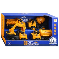 Набор машин "Городская стройка" в коробке