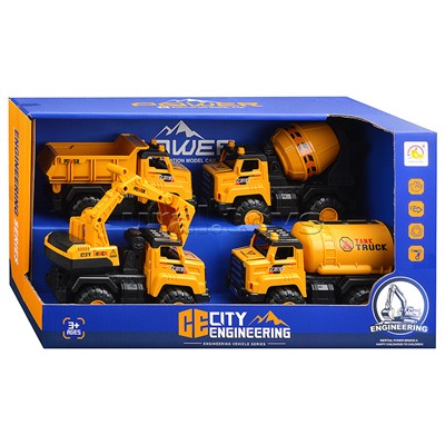 Набор машин "Городская стройка" в коробке