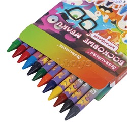 Восковые мелки "Монстрики" 12 цветов