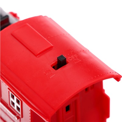 Железная дорога радиоуправляемая «С Новым Годом», эффект дыма