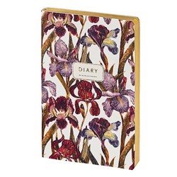 Ежедневник недатированный А5 256 стр. 3-743/15 FLEX "Ирисы" ляссе Bruno Visconti