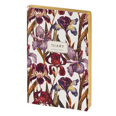 Ежедневник недатированный А5 256 стр. 3-743/15 FLEX "Ирисы" ляссе Bruno Visconti
