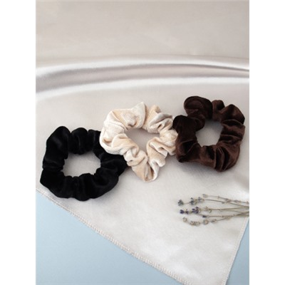 Резинка для волос велюр / 704 /уп 300/ (Бежевый)