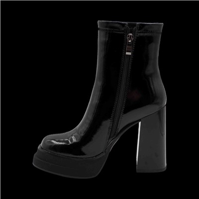 Ботинки из натуральной кожи Р-152-8 черные