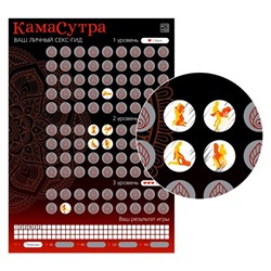 Скретч-плакат  Секс-гид. Камасутра  формата А3
