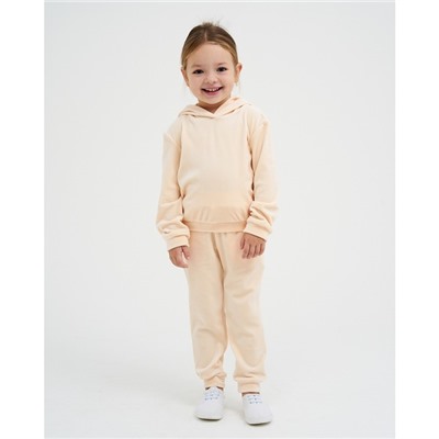 Костюм детский (толстовка, брюки) KAFTAN: Soft plushy, размер 34 (122-128 см), бежевый