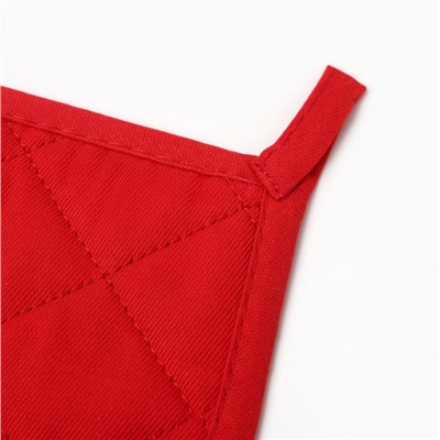 Прихватка «Этель» Christmas melody, саржа, 19×19 см, хлопок 100%, ватин 250 г/м²