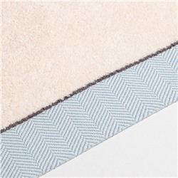 Полотенце махровое Love Life «Бриз» 70×120 см, аквамарин, 100% хл, 500 г/м²