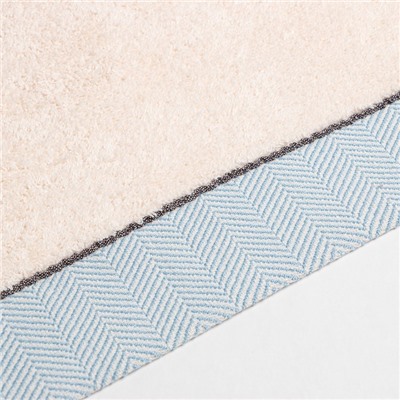 Полотенце махровое Love Life «Бриз» 70×120 см, аквамарин, 100% хл, 500 г/м²