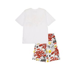 Комплект трикотажный для мальчиков: фуфайка (футболка), шорты