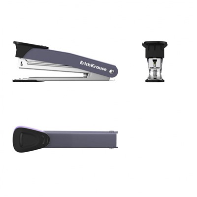 Степлер 10 на 15 листов 61737 "Классика" черный ErichKrause