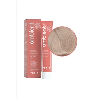 TEFIA Ambient 10.86 Перманентная крем-краска для волос / Экстра светлый блондин коричнево-махагоновый, 60 мл KRISTALLER, 1109693
