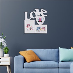 Фоторамка коллаж Любовь 37х33 см / K9038 /уп 24/36/ 3 фото