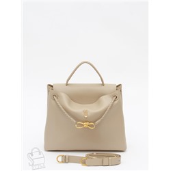 Сумка женская кожаная 6046PE cappuccino Polina&Eiterou /50