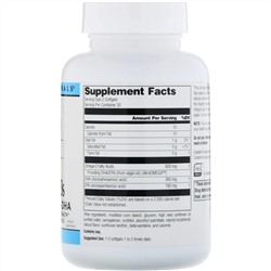 Source Naturals, Веганская Омега 3S, ЭПК-ДГК, 300 мг, 60 веганских мягких таблеток