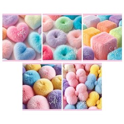 Тетрадь  48л клетка "Мягкость/Soft" мат.лам с эффектом мокрый шелк ТК489657 Listoff