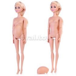 Кукла София беременная, 29 см. (руки и ноги сгиб, аксесс,) в коробке