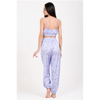 Пижама Hot Story Are you ready (топ _ брюки) (Сиреневый)