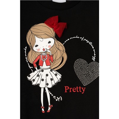 Толстовка трикотажная для девочек PLAYTODAY, 1240919