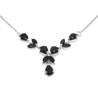 Колье из серебра сапфир, Реймс