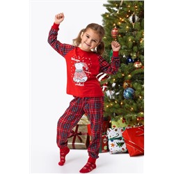 Детская новогодняя пижама Happyfox