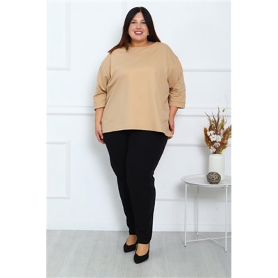 Брюки 24660 (Черный кожа)