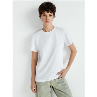 Omsa Футболка OmT_D1203 Футболка женская прямого кроя, CO+EL