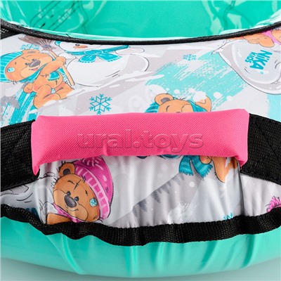 Игрушка. Тюбинг принтованный 70см (с забавными медвежатами)