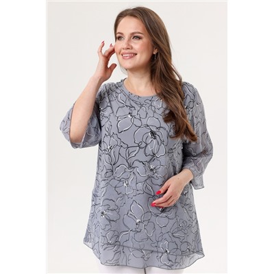 Блузка женская  7024/25/Серый