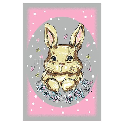 Ковер "Зайчонок" дет. 1х1,5 прямоугольный