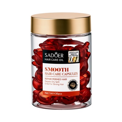 Масло для волос в капсулах, восстанавливающее, с экстрактом розы, 1 мл × 30 шт.