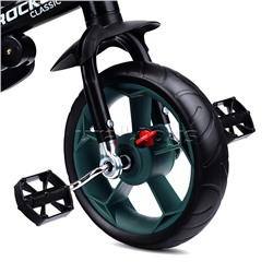 Велосипед трехколесный Rocket 136-GN, колеса EVA 10"/8", цвет зеленый