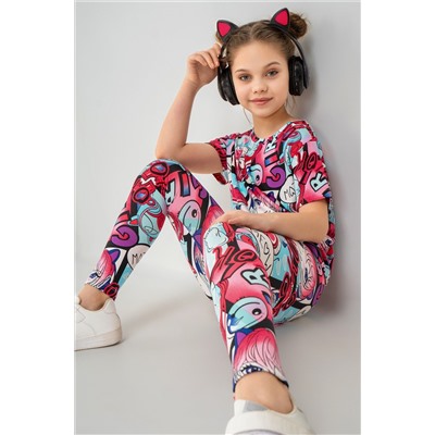 Летний костюм из бамбука для девочки Happyfox