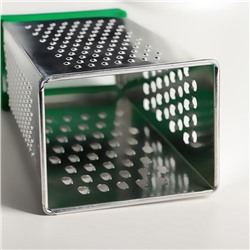 Тёрка КВАРЦ «Универсал», 4 грани, 11×8.5×22 см, металл, МИКС