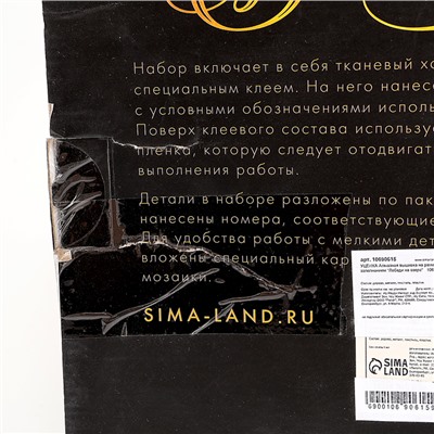 Алмазная вышивка на раме 30×40 с полным заполнением «Лебеди на озере»