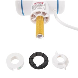 Кран-водонагреватель Luazon LHT-02, проточный, 3 кВт, 220 В, белый