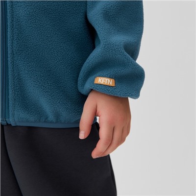 Детская кофта на молнии KAFTAN, синяя, размер 36 (134-140 см)