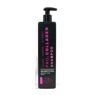 PARLI Cosmetics Шампунь укрепляющий для ослабленных волос Pro.Collagen 400ml