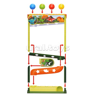 Игровой набор "Трек-Динозаврики" в коробке