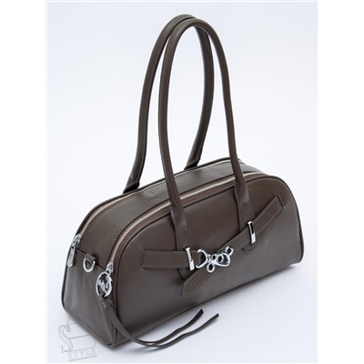 Сумка женская кожаная 9198SP d.gray Velina Fabbaino-Safenta