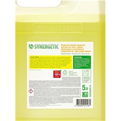 Средство для мытья окон и зеркал Synergetic «Цветущий лимон», 5 л