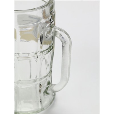 Кружка пивная с надписью «Внимание!», 500 мл, 18+