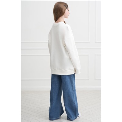 Детский свитшот оверсайз из футера трехнитки Happyfox