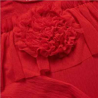 Блуза трендовая, Мелодия сердца (красная)