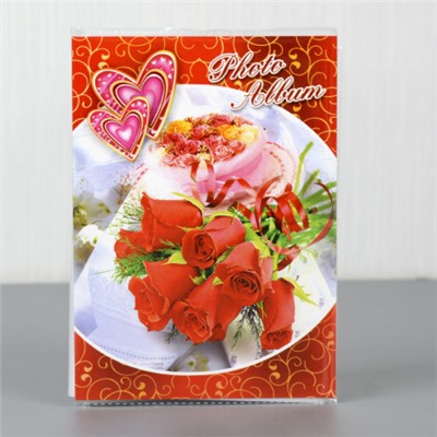 Фотоальбом 36 фото 10х15 Цветы / 105F /уп 12/720/ микс