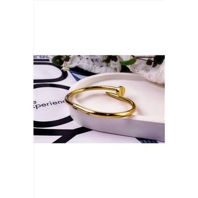 Браслет Гипоаллергенный из медицинского сплава, в стиле Картье Гвоздь + Подарок, в подарочном мешочке НАТАЛИ, 1131011